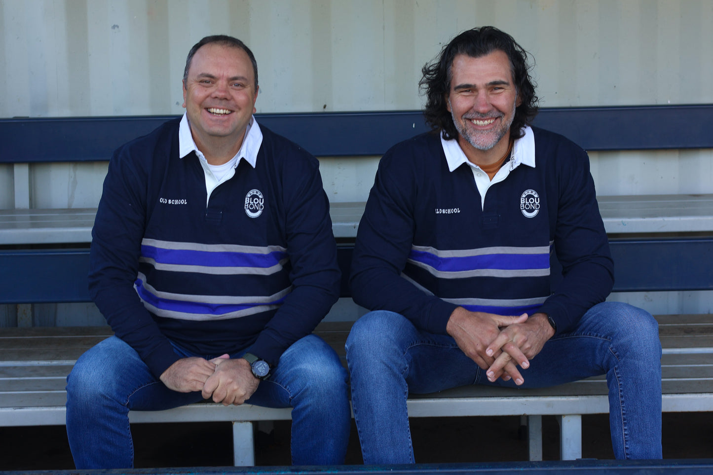 Blou Bond Rugbytrui