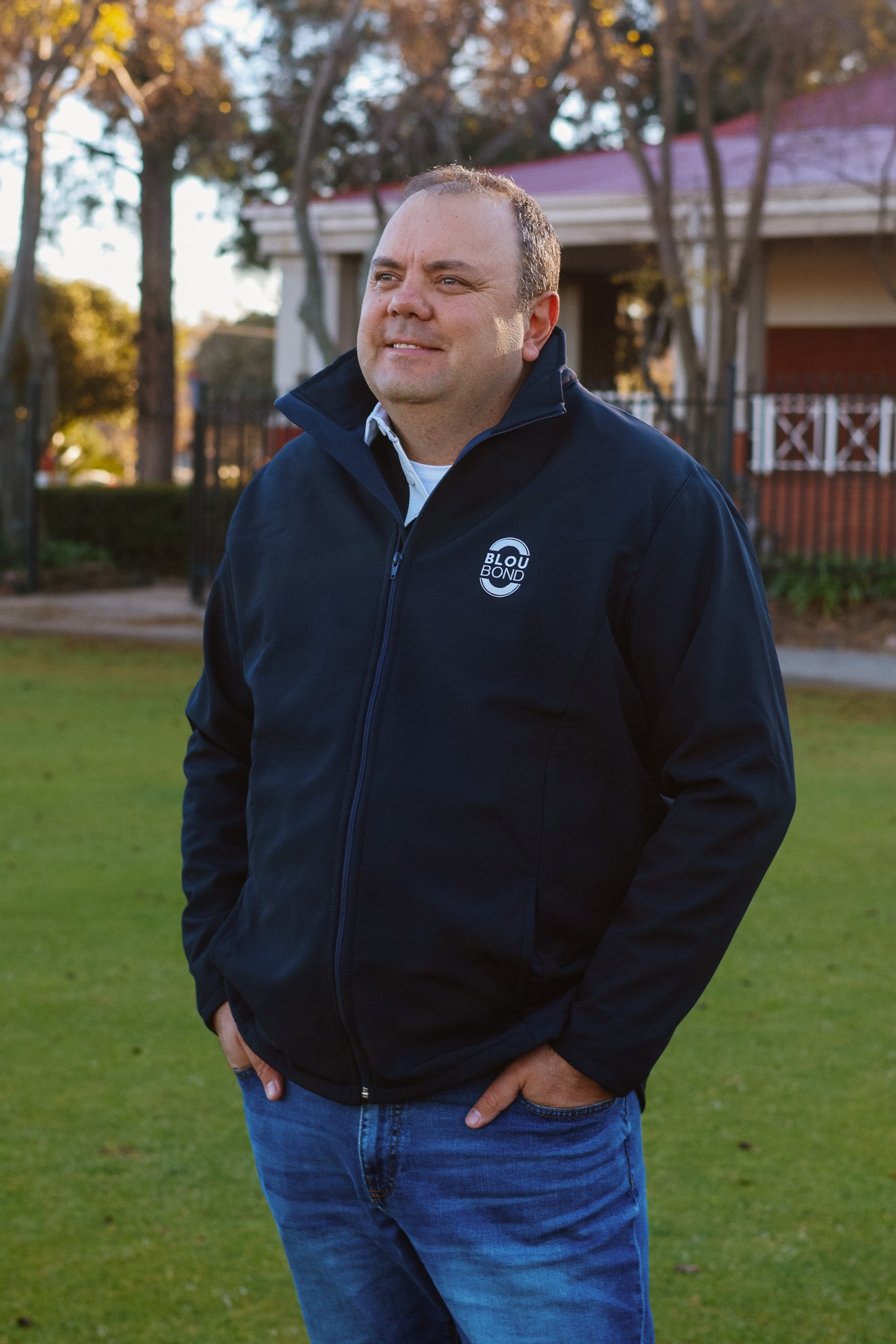 Blou Bond Softshell Baadjie