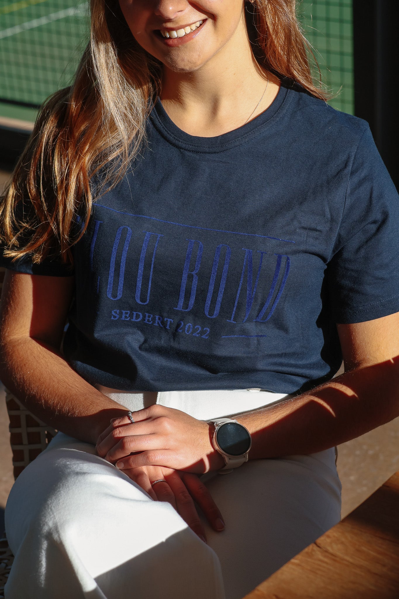 Blou Bond Affie Road T-hemp