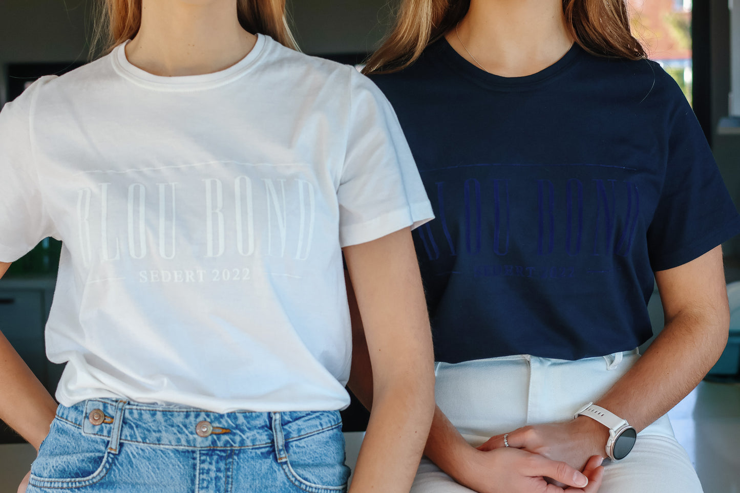 Blou Bond Affie Road T-hemp