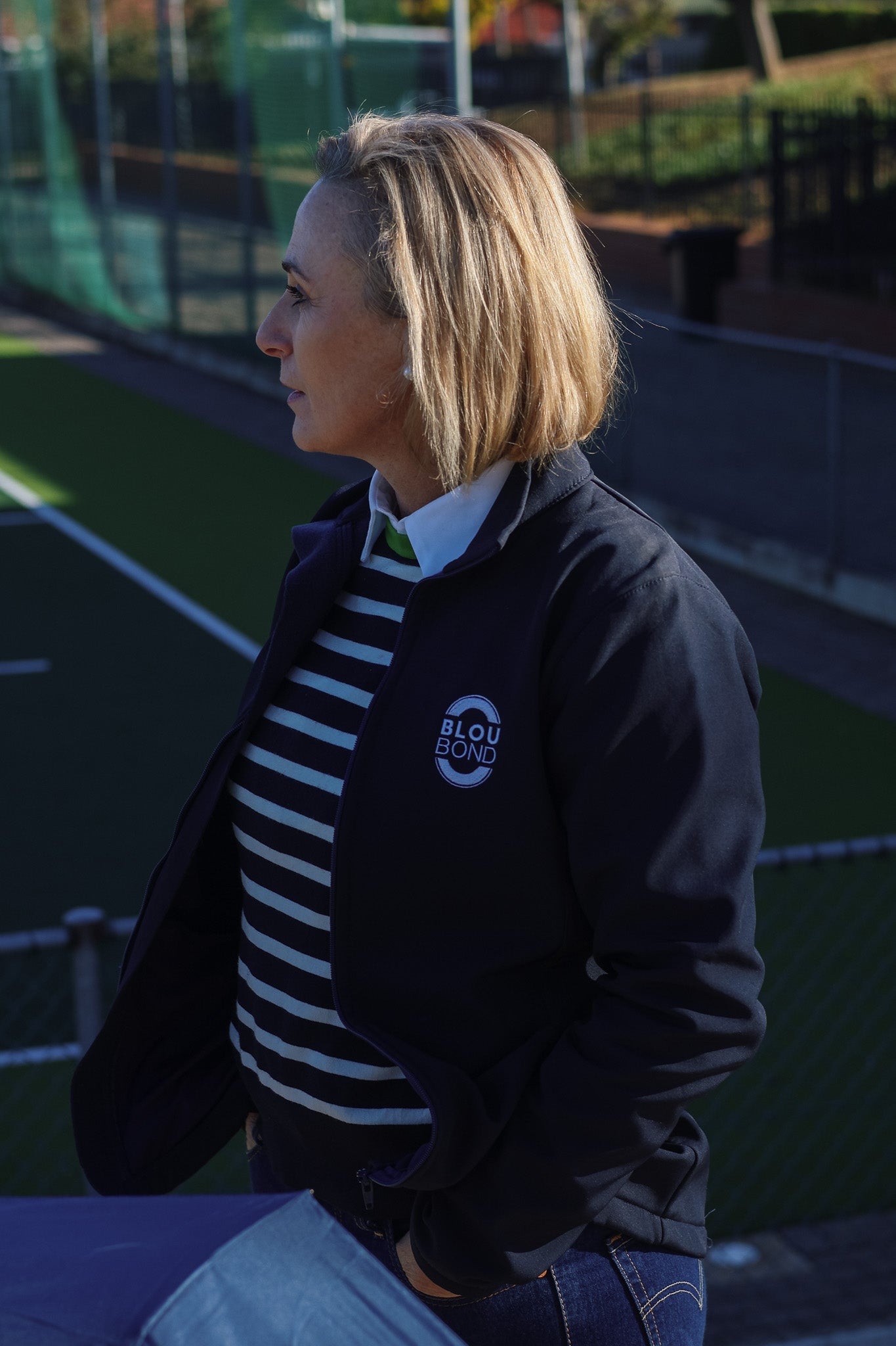 Blou Bond Softshell Baadjie