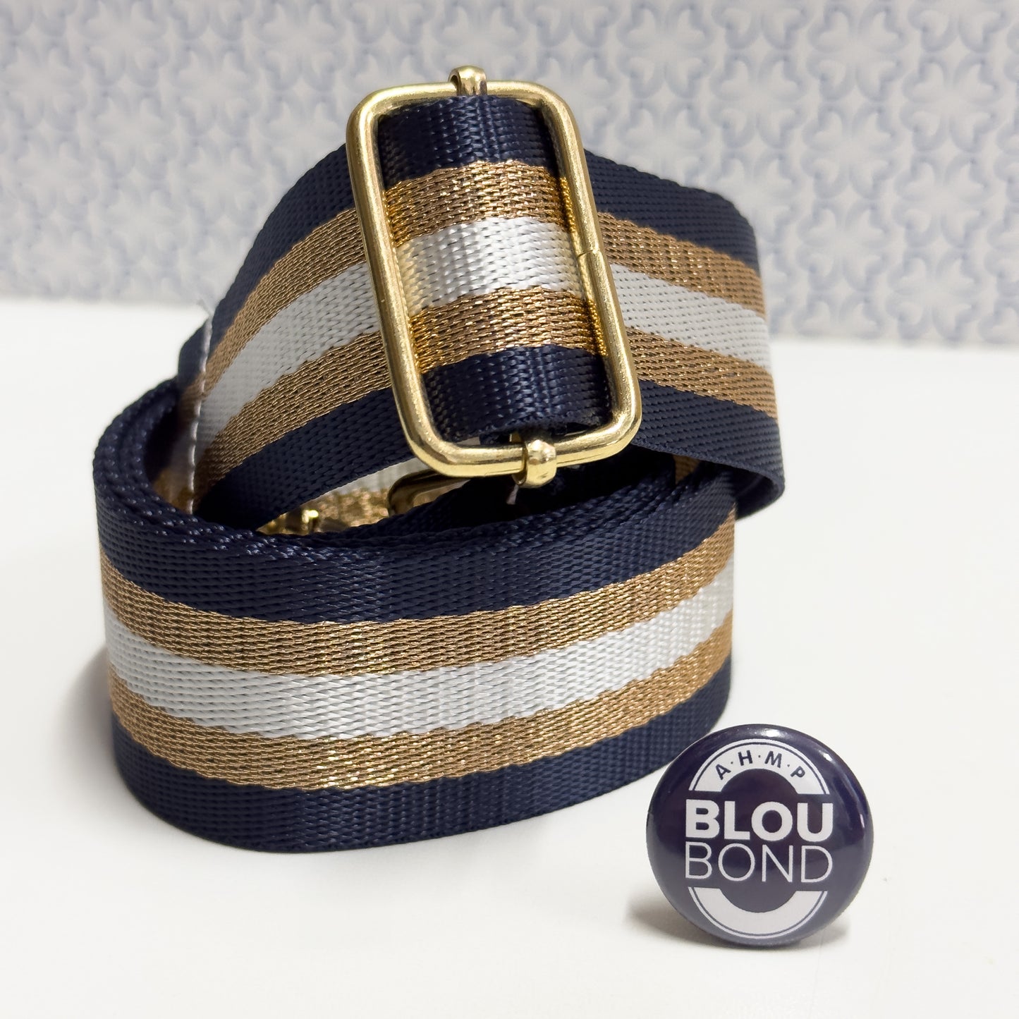 Blou Bond Handsak Bande