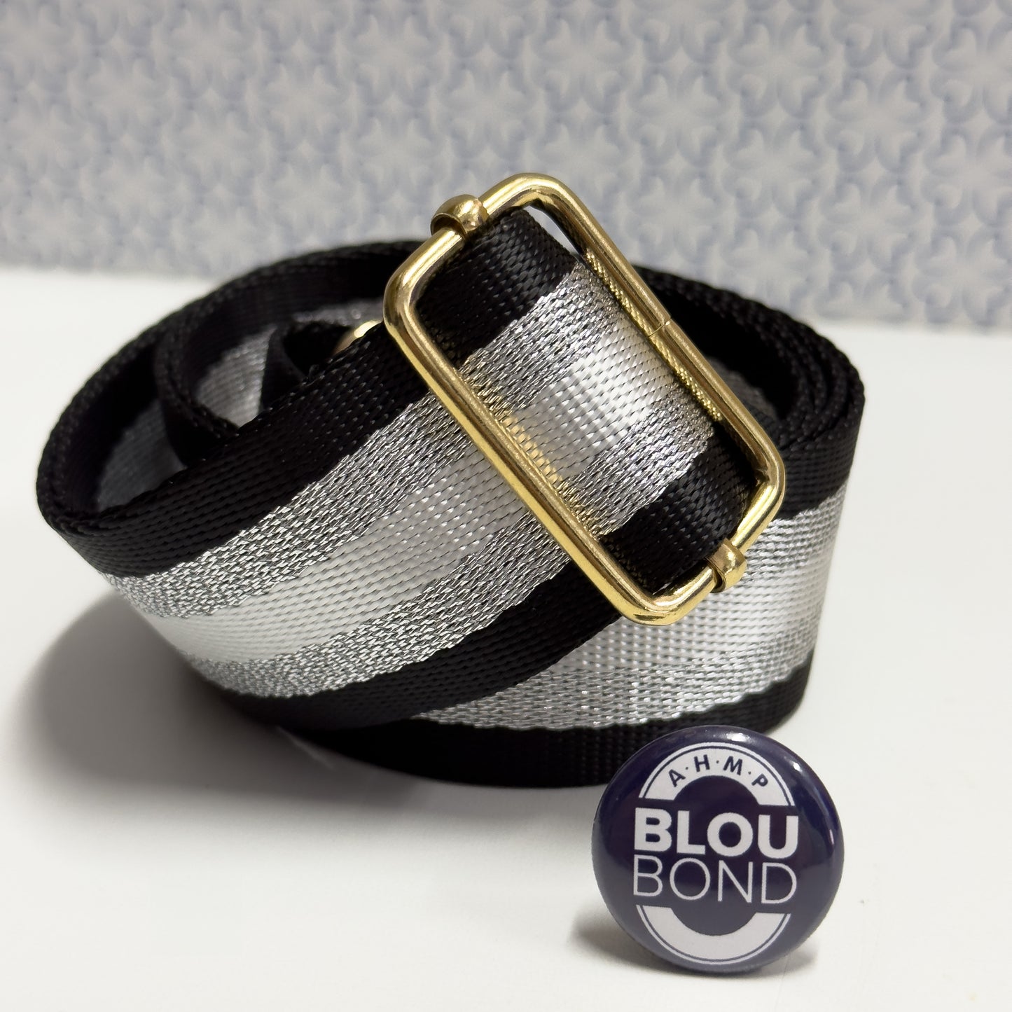 Blou Bond Handsak Bande