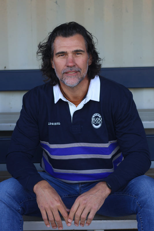 Blou Bond Rugbytrui
