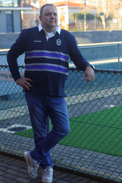 Blou Bond Rugbytrui