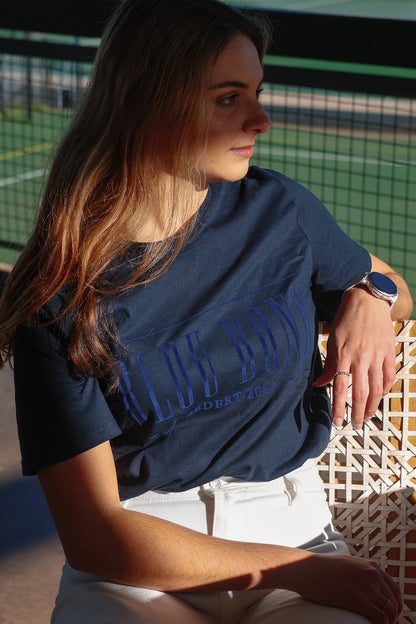 Blou Bond Affie Road T-hemp