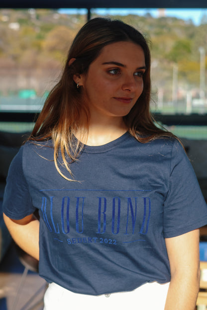 Blou Bond Affie Road T-hemp