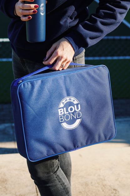 Blou Bond Kussing