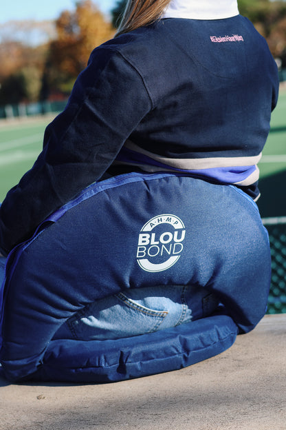 Blou Bond Pawiljoenstoel
